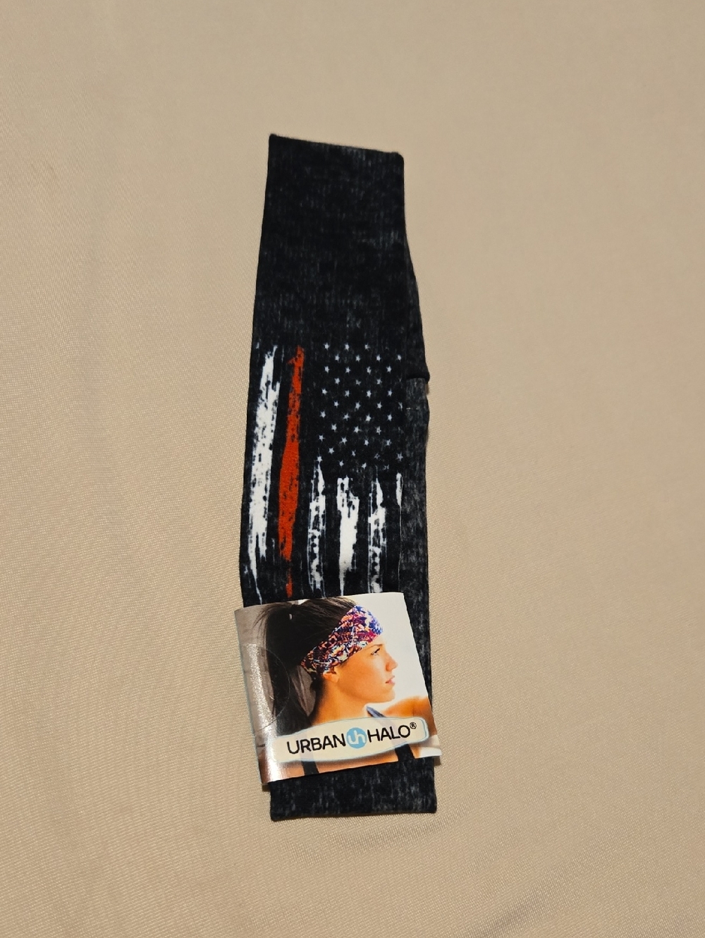 Headband With Firefighter Flag
